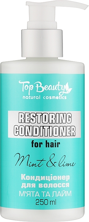 Кондиционер для волос "Мята и лайм" - Top Beauty Restoring Conditioner For Hair Mint And Lime