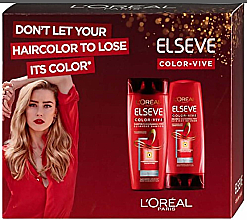 Парфумерія, косметика Набір - L'Oreal Paris Elseve Color Vive Duo (shm/250ml + balm/200ml)