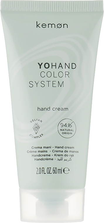 Ніжний крем для рук - Kemon NaYo Hand Cream — фото N1