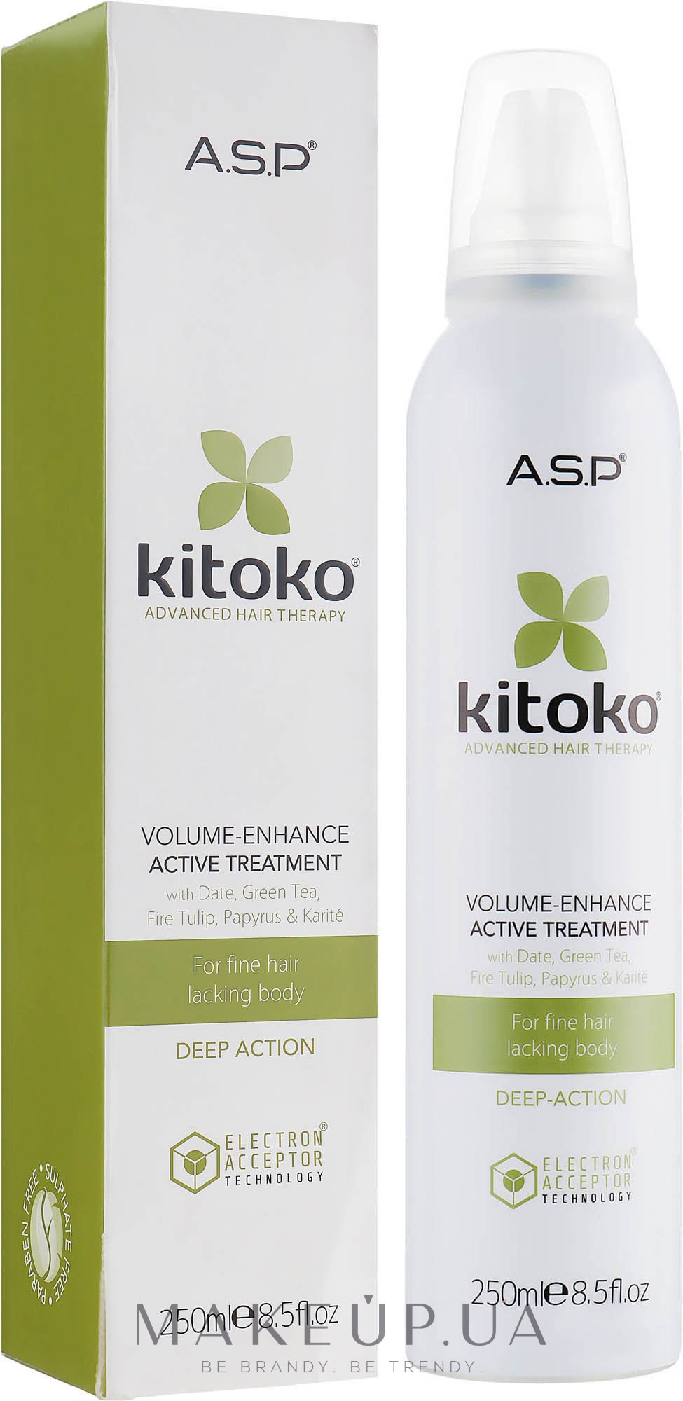 Мус для об'єму - ASP Kitoko Volume Enhance Active Treatment — фото 250ml
