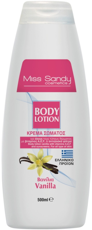 Лосьйон для тіла "Ваніль" - Miss Sandy Body Lotion Vanilla