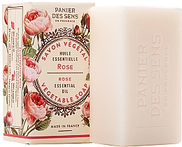 Духи, Парфюмерия, косметика Экстра-нежное растительное мыло "Роза" - Panier des Sens Rose Extra-Gentle Vegetable Soap 