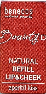 Бальзам для губ и щек - Benecos Beauty ID Natural Refill Lip & Cheek Balm (сменный блок) — фото N2