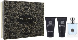 Парфумерія, косметика Набір - Versace Versace pour Homme (edt/50ml + sh/g/50ml + sh/50ml)