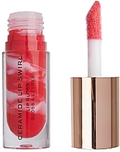 Духи, Парфюмерия, косметика Блеск для губ - Makeup Revolution Ceramide Swirl Lip Gloss