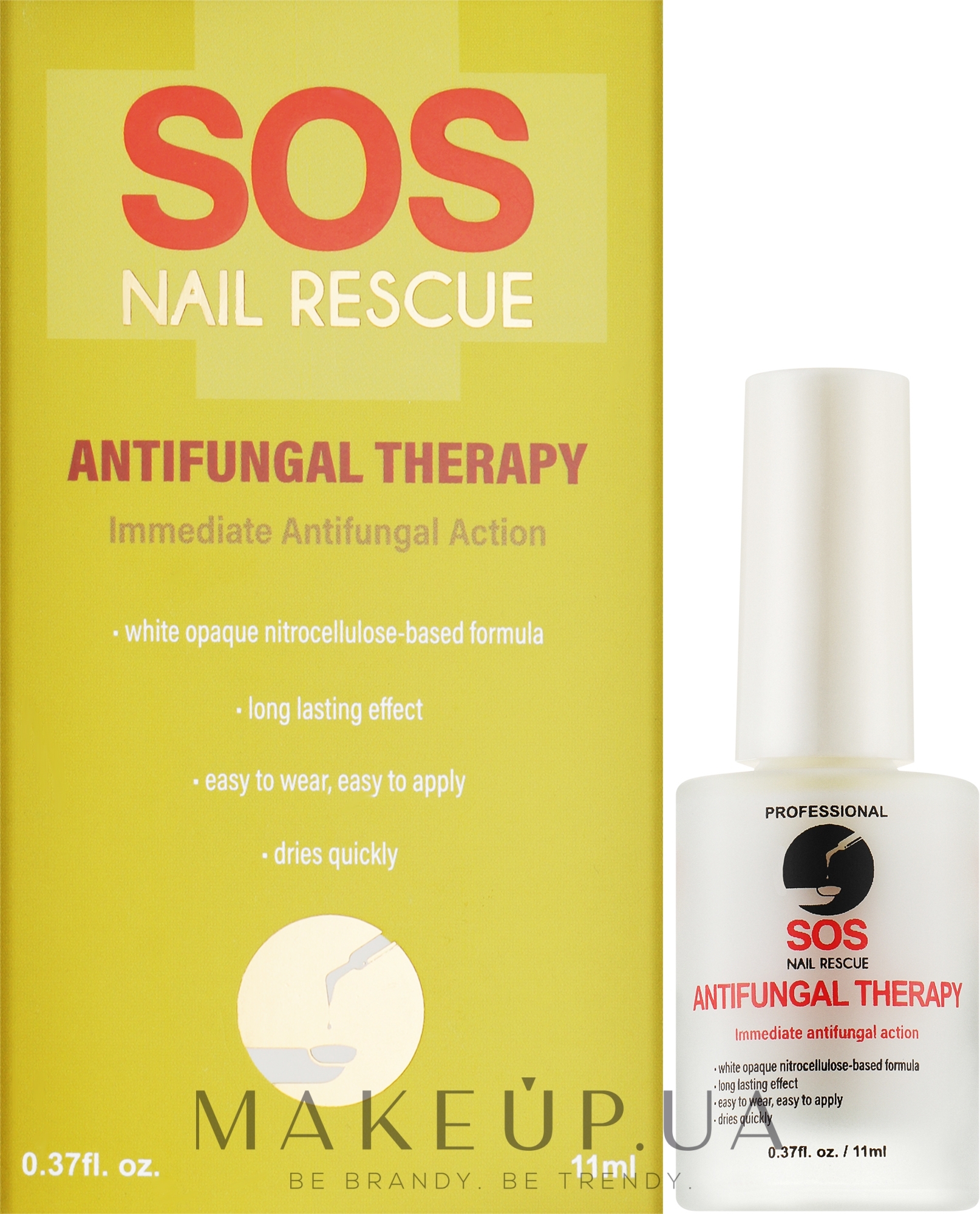 Протигрибкова терапія для нігтів - SOS Nail Rescue Antifungal Therapy — фото 11ml
