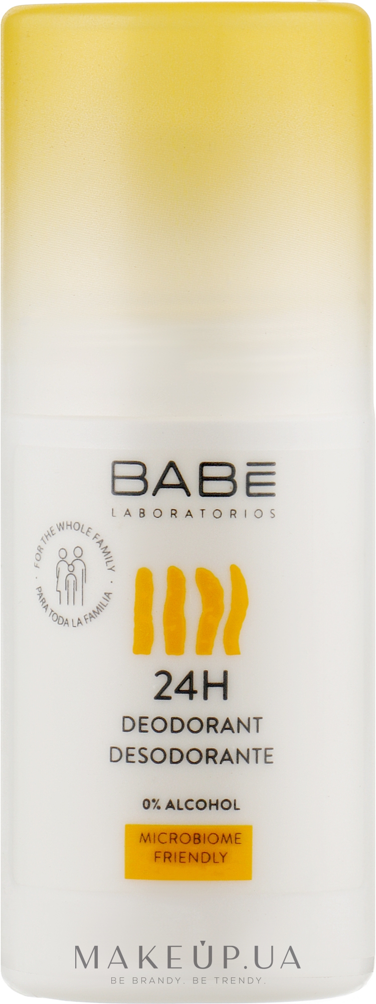 Дезодорант для всієї сім'ї "24 години захисту" з пребіотиком - Babe Laboratorios Sensitive Roll-On Deodorant — фото 50ml