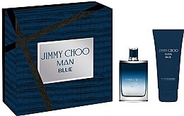 Парфумерія, косметика Jimmy Choo Man Blue - Набір (edt/50ml + sh/gel/100ml)