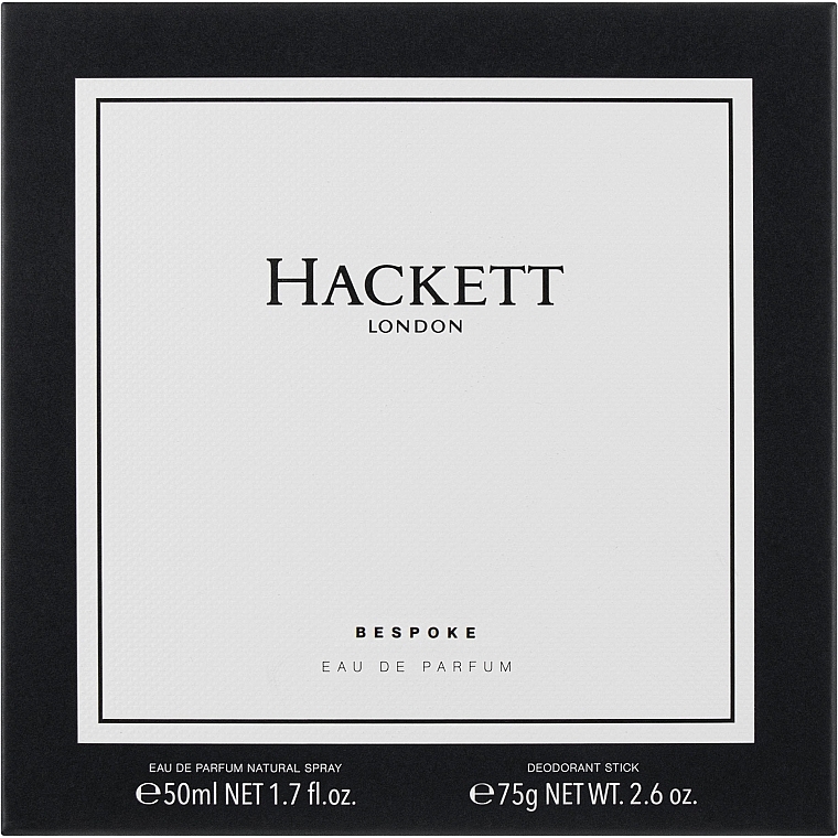 Hackett London Bespoke - Набор (edp/100ml + deo/75g) — фото N1