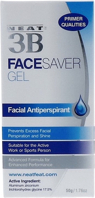 Антиперспірант-гель для обличчя - Neat 3B Face Saver Gel Antiperspirant — фото N2