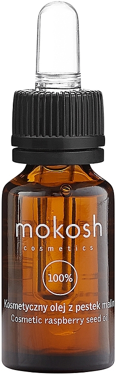 Косметическое масло "Малина" - Mokosh Cosmetics Raspberry Seed Oil — фото N1