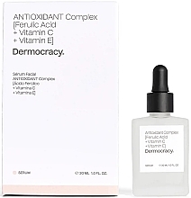 Духи, Парфюмерия, косметика Сыворотка для лица - Dermocracy Antioxidant Complex Ferulic Acid + Vitamin C + Vitamin E Facial Serum