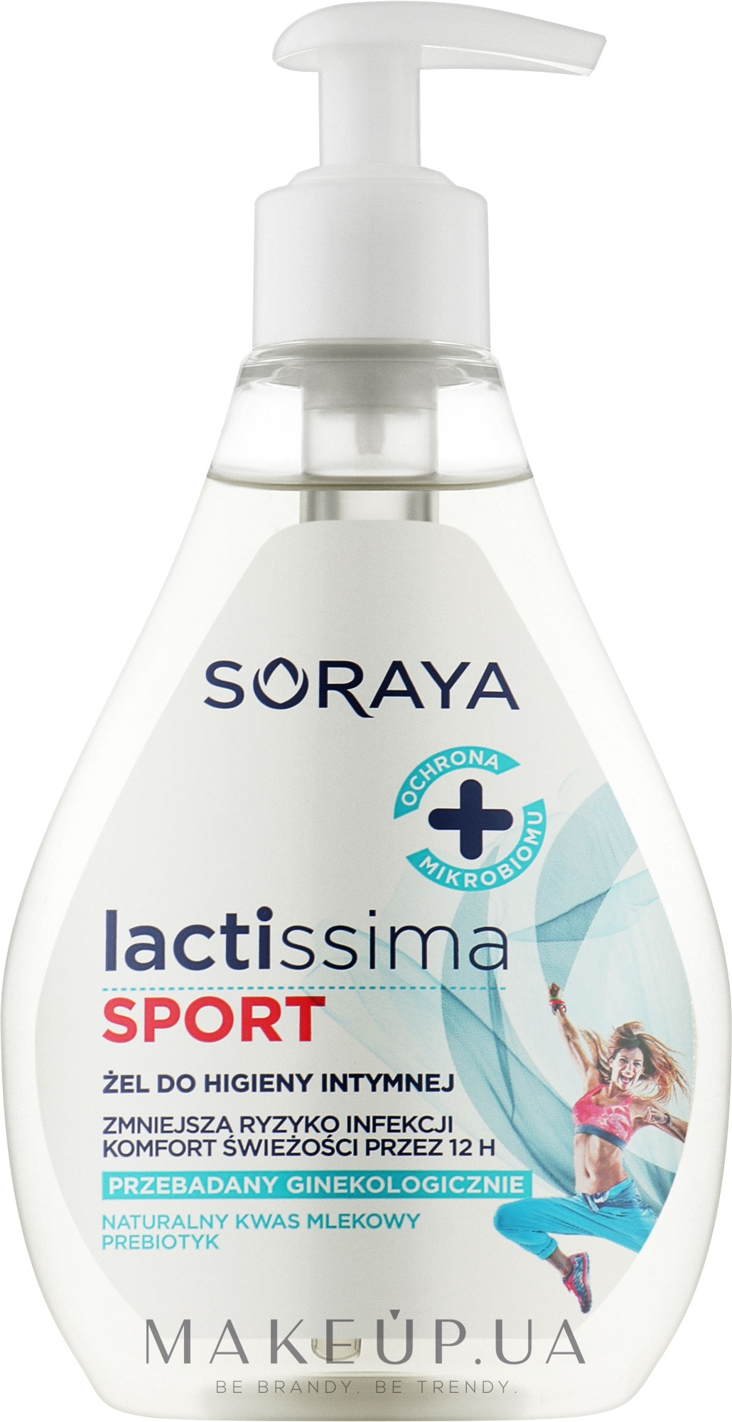 Гель для интимной гигиены "Для активных" - Soraya Lactissima Gel For Intimate Hygiene  — фото 300ml
