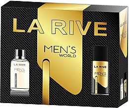 Духи, Парфюмерия, косметика La Rive Men's World - Набор (edt/90ml + deo/150ml)