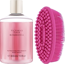 УЦЕНКА Набор - Victoria's Fleur (sh/gel/300ml + sh/sponge/1pcs) * — фото N2