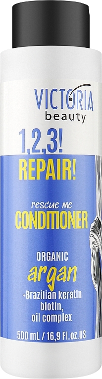 Кондиционер для повреждённых волос - Victoria Beauty 1,2,3! Repair! Conditioner — фото N1
