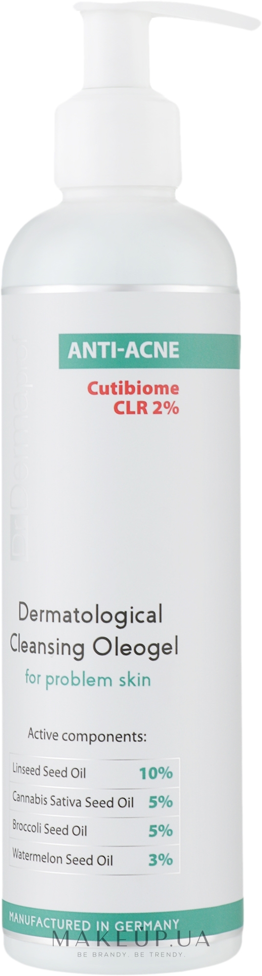 Дерматологический очищающий олеогель для проблемной кожи - Dr. Dermaprof Anti-Acne Dermatological Cleansing Oleogel For Problem Skin — фото 250ml