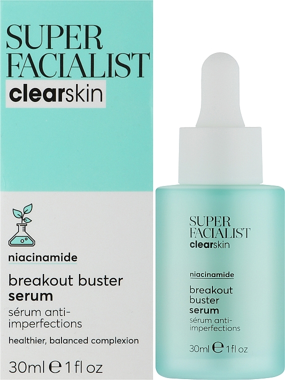 Сыворотка восстанавливающая "Чистая кожа" для лица - Super Facialist Clear Skin Breakout Buster Serum — фото N2