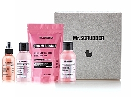 Духи, Парфюмерия, косметика УЦЕНКА Набор - Mr.Scrubber Shine (scr/150ml + gel/150ml + b/milk/150ml + spray/150ml) *