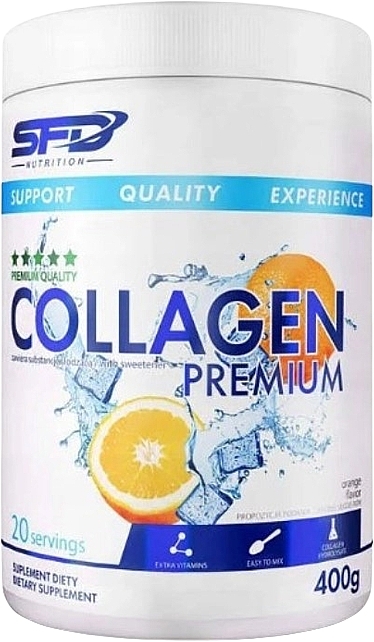 Харчова добавка "Колаген преміум", апельсин - SFD Nutrition Collagen Premium Orange — фото N1