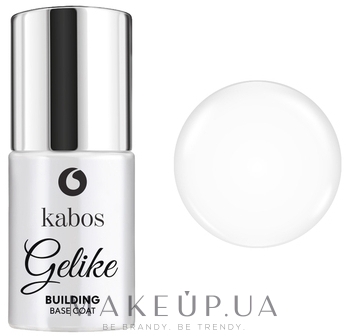 Базове покриття для нігтів - Kabos Gelike Building Base Coat — фото Clear