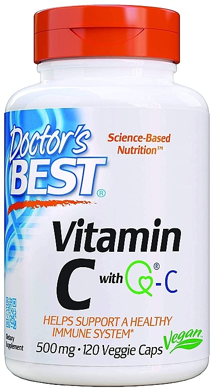 Вітамін C з Quali-C, 500 мг, капсули - Doctor's Best — фото N1