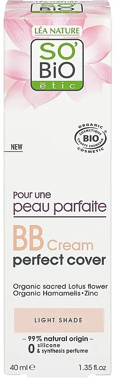 ВВ-крем - So'Bio Etic BB Cream Perfect Cover — фото N1