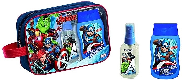 Набір - Lorenay Marvel Avengers (edt/90ml + shmp/200ml + bag) — фото N1