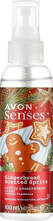 Освежающий лосьон-спрей для тела "Имбирный пряник" - Avon Senses Gingerbread Body Mist — фото N1