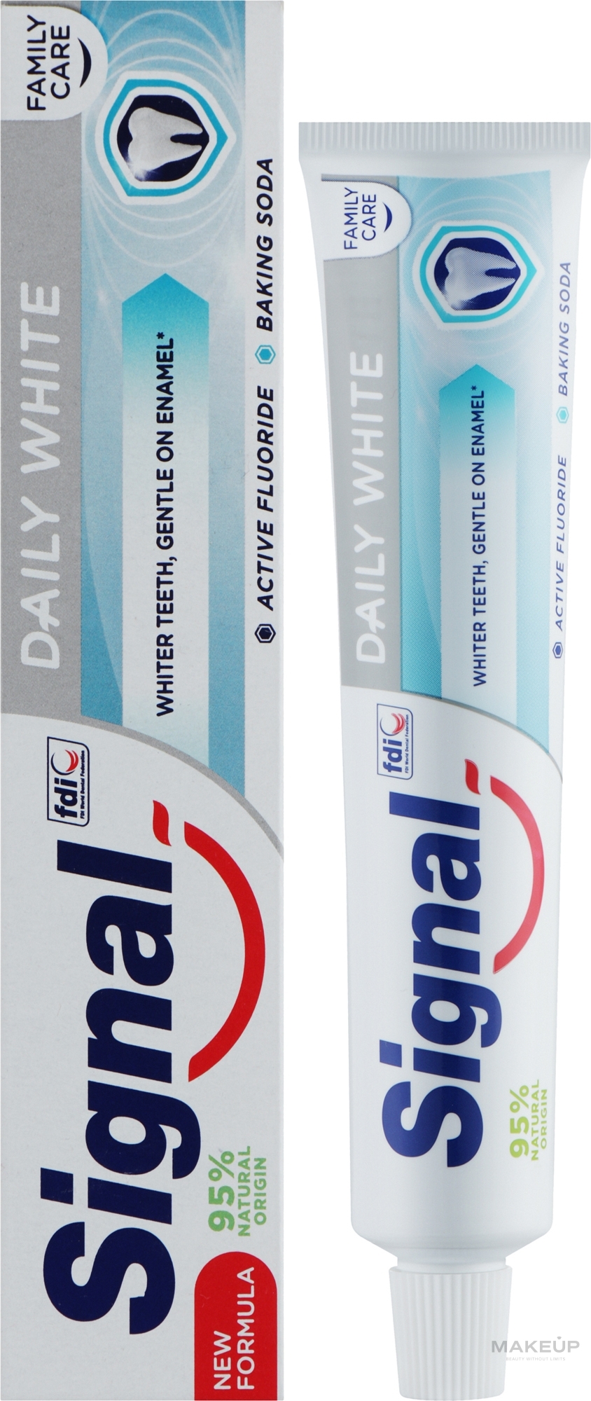 Зубна паста "Щоденне відбілювання" - Signal Family Daily White Toothpaste — фото 75ml