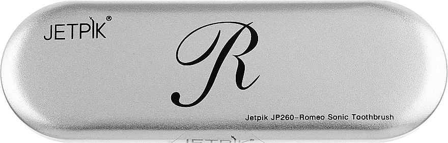 Электрическая звуковая зубная щетка, серебро - Jetpik JP 260-R Sonic Silver — фото N4