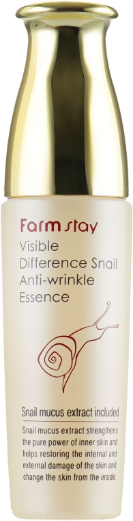 Есенція проти зморшок, з равликом - FarmStay Visible Difference Snail Anti-wrinkle Essence — фото N2