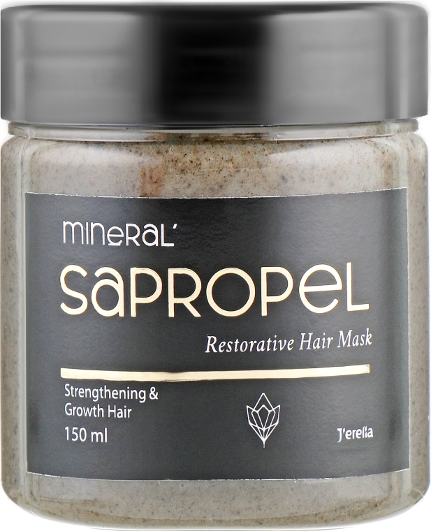 Сапропелева відновлювальна маска для зміцнення і росту волосся - J'erelia Mineral Sapropel Restorative Hair Mask — фото N1