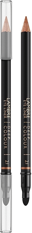 Карандаш для глаз с растушевкой - Lambre Eyeliner Deep Colour