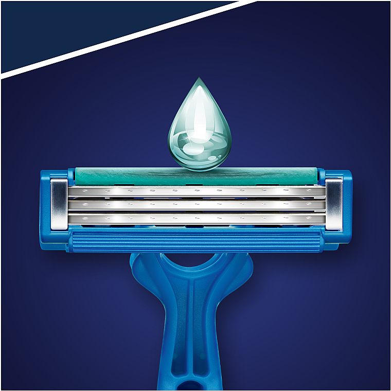 Набор одноразовых станков для бритья, 8шт - Gillette Blue 3 Simple — фото N3