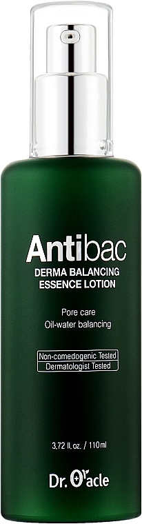 УЦЕНКА Лосьон для лица антибактериальный, балансирующий - Dr. Oracle Antibac Derma Balancing Essence Lotion * — фото N1