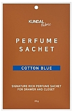 Духи, Парфюмерия, косметика Ароматическое саше - Kundal Fabric Cotton Blue Signature Rich Perfume Sachet