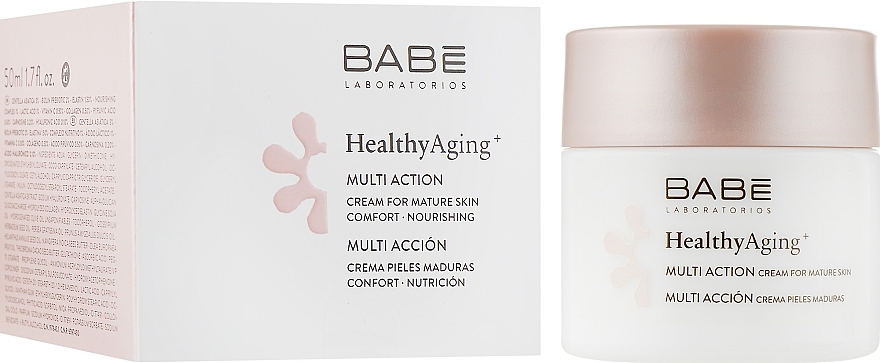 УЦЕНКА Мультифункциональный крем для очень зрелой кожи - Babe Laboratorios Healthy Aging Multi Action Cream For Mature Skin * — фото N1