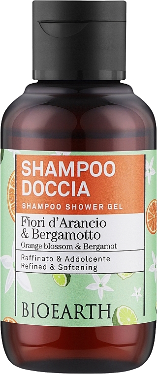 Шампунь-гель для душу "Апельсиновий цвіт і бергамот" - Bioearth Family Orange Blossom & Bergamot Shampoo Shower Gel — фото N1