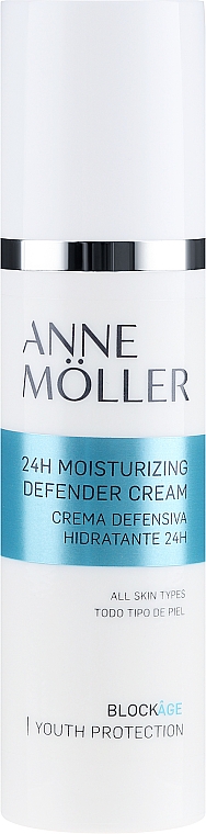 Увлажняющий крем для лица - Anne Moller Blockage 24h Moisturizing Defender Cream — фото N2