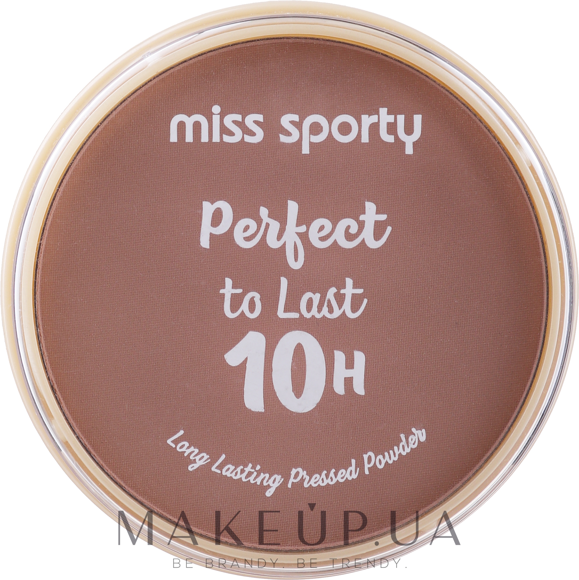 Компактна пудра для обличчя - Miss Sporty Perfect To Last 10H Long Lasting Pressed Powder — фото 010 - Porcelain