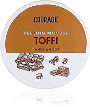 Пилинг-мусс для тела "Тоффи" - Courage Hands&Body Toffi Peeling Mousse  — фото N2