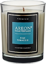 Парфумерія, косметика Ароматична свічка - Areon Home Perfumes Premium Fine Tobacco Scented Candle