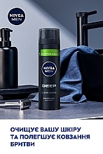 Гель для бритья - NIVEA MEN DEEP Clean Shave Shaving Gel — фото N4