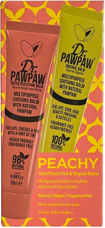 Набір - Dr. Pawpaw Peachy Gift Set (l/balm/25ml*2) — фото N1