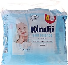 Духи, Парфюмерия, косметика Детские влажные салфетки, 288шт - Kindii Skin Balance Wipes