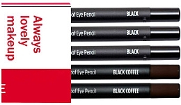 Набір каялів - Miss Claire MCProfine 24/7 Waterproof Eye Pencil (eye/pencil/5х1.2g) — фото N3