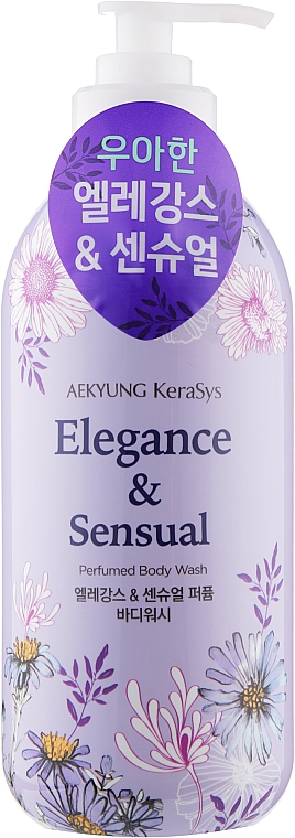 Гель для душу "Елеганс" - KeraSys Elegance & Sensual Parfumed Body Wash — фото N1