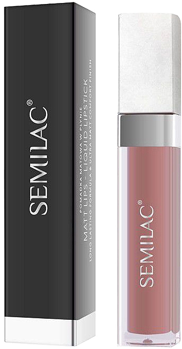 Рідка матова губна помада - Semilac Liquid Matte Lipstick — фото N1