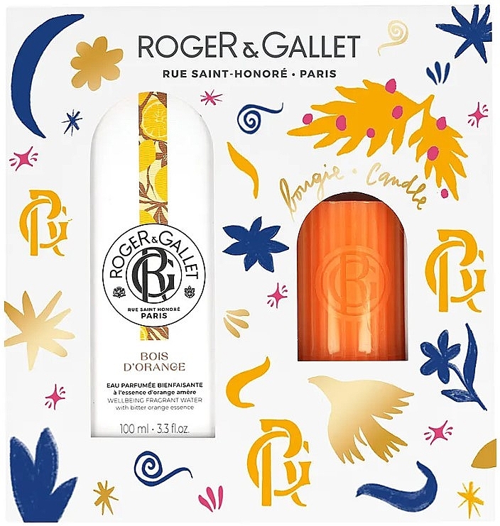 Roger&Gallet Bois D'Orange - Набір (fr/water/100ml + candle/75g) — фото N1